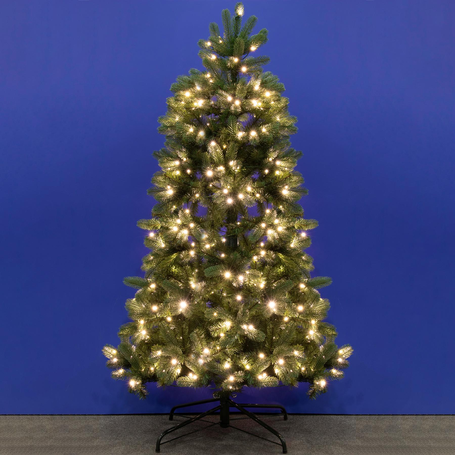 16523 Home KMF 6/150 műfenyő beépített világítással, 250 db LED, 150 cm magasság, 94 cm átmérő, talpkapcsoló, 4 funkció - Image 1