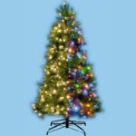 Home KMF 6/210 műfenyő beépített világítással, 500 db LED, 210 cm magasság, 119 cm átmérő, talpkapcsoló, 4 funkció - Image 2