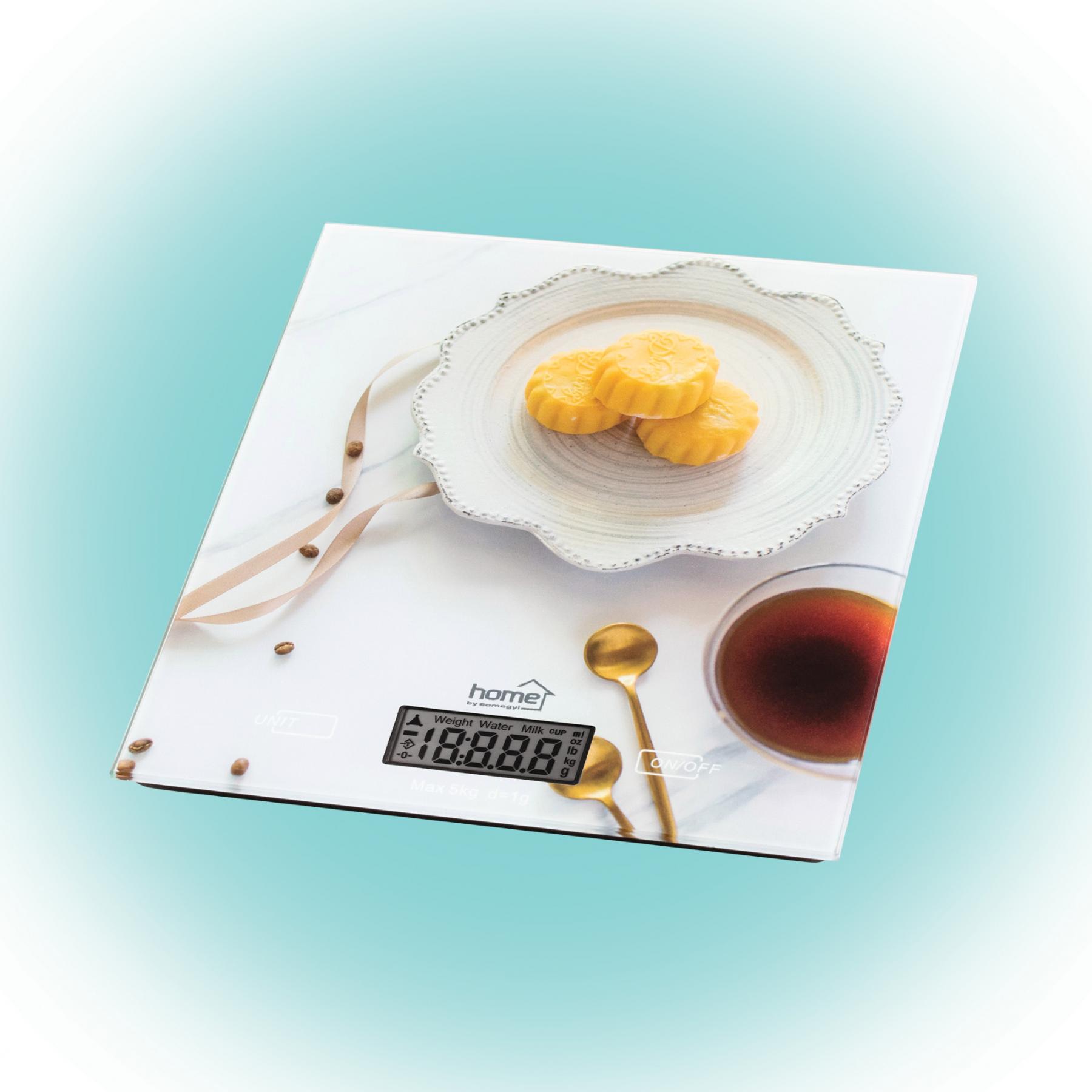 16639 Home HG M 05 konyhai mérleg, méréshatár 5 kg, mérési pontosság 1 g, tára funkció, automatikus kikapcsolás - Image 1