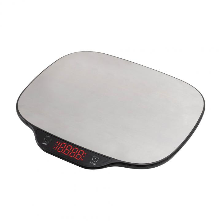 16640 !Home HG M 15 konyhai mérleg, méréshatár 15 kg, mérési pontosság: 1 g, tára funkció, világító piros LED kijelzővel, automatikus kikapcsolás, - Image 1