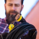 STANLEY SXECCR91E2E hosszabbító lengőaljzattal, 20 m, IP44-es védelem, kül- és beltéren egyaránt használható, H07RN-F 3G2,5 mm2 fekete kábel - Image 3