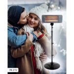 Home FK 272 álló kvarccsöves kültéri hősugárzó, 650W/1350W, IPX4 védelem - Image 3