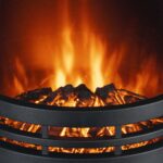 Home FKK 14 szabadon álló elektromos kandalló, 1000W/2000W, fekete - Image 2