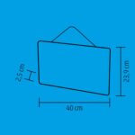 Home KLW 40 fa világító kép, 6 db LED, lézervágott, kapcsolható - Image 4