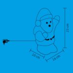 Home KDA 11 akril mikulás, 16 db LED, IP44, színes, kültéri, beltéri - Image 5