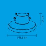 Home CTH 02 karácsonyfatalp, max. 2,1 m magas fához, 1,6 l víztartály, 50 - 105 mm átmérőhöz, beltéri - Image 2