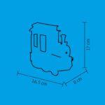 Home LTN 14 lámpás vízkeveréssel, csillámokkal, mozdony, LED, kapcsolható, 3 funkció, műanyag, beltéri - Image 5