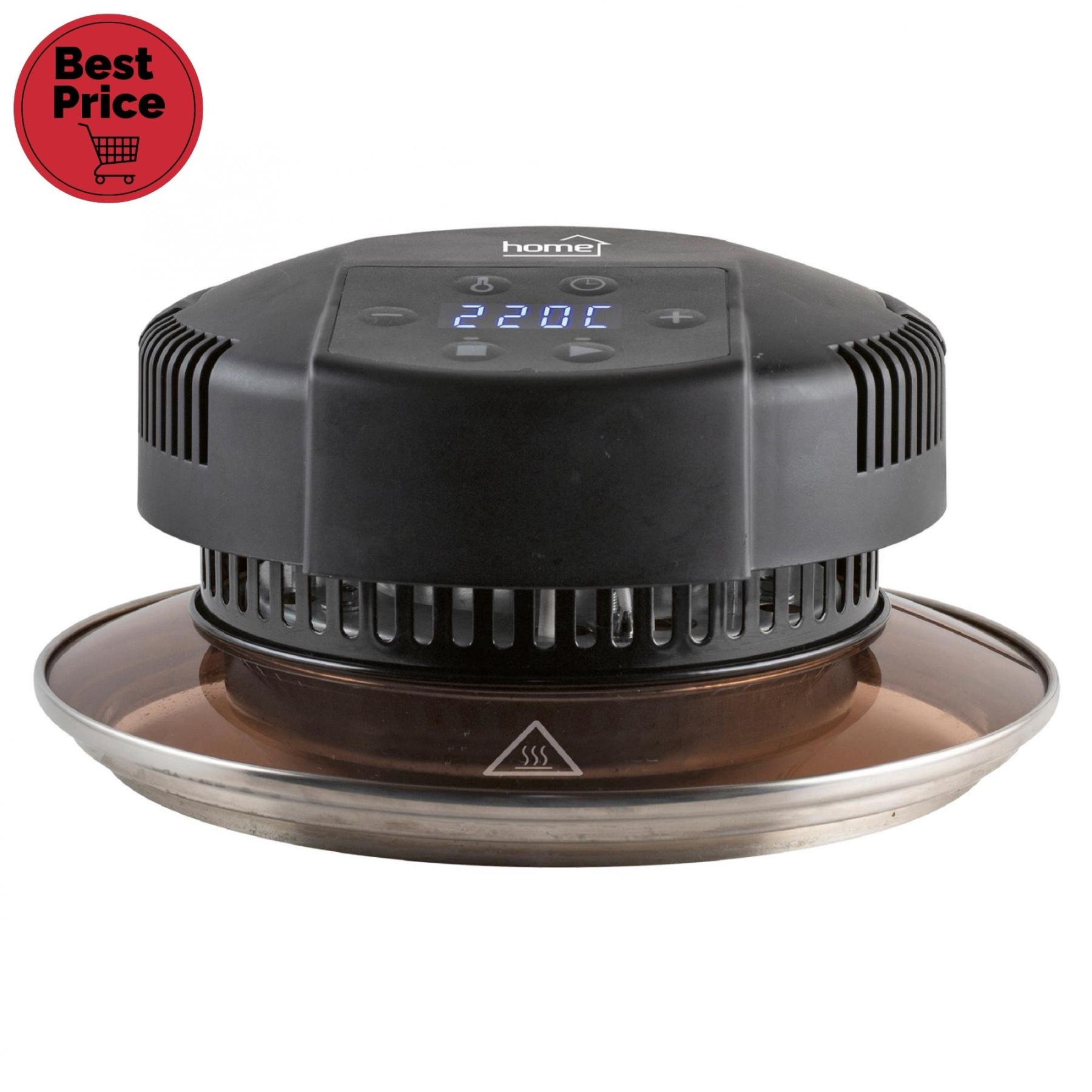 17065 Home HG LS 1000 forró levegős sütőfedél, teljesítmény 1000 W, 45 °C – 220 °C-ig állítható hőmérséklet, max. ∅24 cm edényméret - Image 1