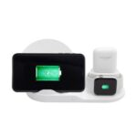 Home SA 2000Qi vezeték nélküli töltő, 3in1, telefon, óra, fülhallgató, Qi szabvány, USB-C - Image 4