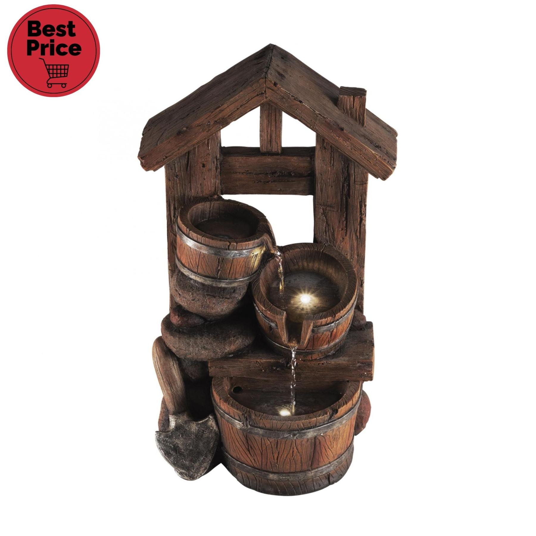 17263 Home WF 02 csobogó, polyresin, beltéri, LED - Image 1