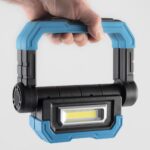 Home FLB 10C újratölthető COB LED fényvető, 2 x 5 W, 500 lm - 4 óra, 1000 lm - 2 óra, 5000 mAh - Image 5