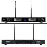 SAL MVN 910 vezeték nélküli mikrofonszett, digitális zajszűrés, 2x100 csatorna, ~140 m hatótáv, UHF frekvenciasáv, rack kompatibilis - Image 3