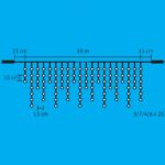 Home DLFJ 400F/WW sziporkázó fényfüggöny, 10 m / 400 db melegfehér LED, állófényű, fehér vezeték, sorolható, kül- és beltéri kivitel - Image 2