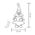 Home KDD 39 éneklő, táncoló fenyő, 40 cm magas - Image 3