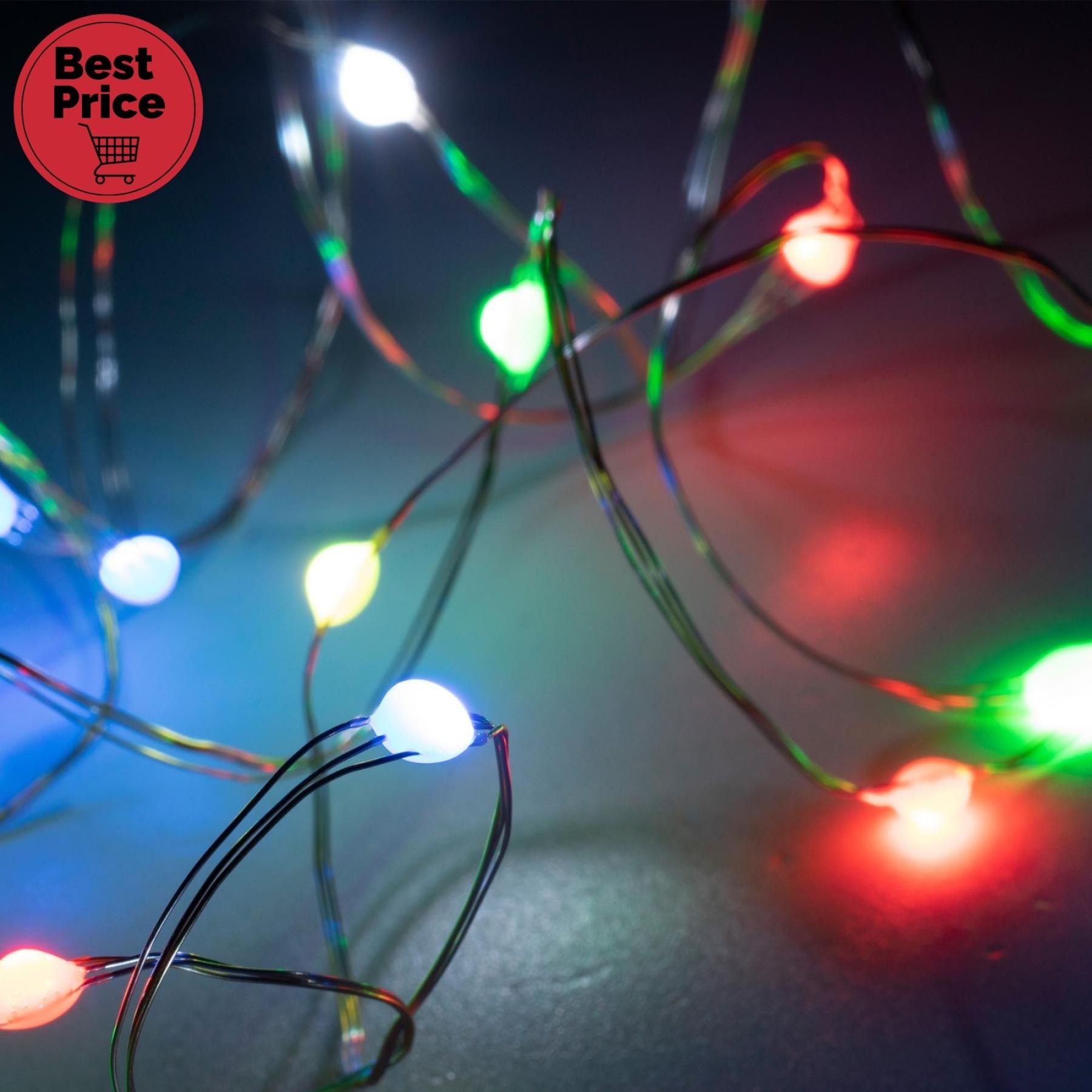 17350 Home ML 112 RGB micro LED-es fényfüzér, 10 m / 100 db RGB micro LED, 12 fényprogram, távirányító, USB csatlakozó, kül- és beltéri kivitel - Image 1