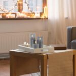 Home CDS 3 LED-es gyertyaszett üvegben, lángnyelv alakú LED, valódi viasz, 6 cm magas - Image 2