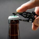 True Utility Fishface, TU206K, 18 in 1, csavarkulcs, laposfejű csavarhúzó, fekete titánbevonat, rozsdamentes acél váz - Image 4