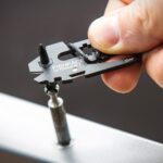 True Utility Fishface, TU206K, 18 in 1, csavarkulcs, laposfejű csavarhúzó, fekete titánbevonat, rozsdamentes acél váz - Image 5