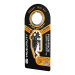 True Utility Fishface, TU206K, 18 in 1, csavarkulcs, laposfejű csavarhúzó, fekete titánbevonat, rozsdamentes acél váz - Image 6