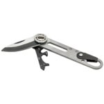 True Utility Minimalist, TU208K, multifunkcionális szerszám, designer kés, fekete titánbevonat, rozsdamentes acél penge - Image 2