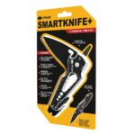 True Utility Smartknife+, TU6869, 15 in 1, mágneses bitfej tartó, kábelcsupaszoló, homokfúvott rozsdamentes acél, 5,5 cm penge - Image 6