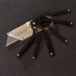 True Utility Crafty, TU590, fekete titániumbevonatú nyél, cserélhető penge, összecsukható - Image 3