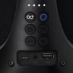 SAL BT 5000 hordozható bluetooth kihangosító, 2 x 25 W, sztereó boombox, FM rádió, USB, microSD, beépített mikrofon, RGB LED, ~30 óra üzemidő - Image 4