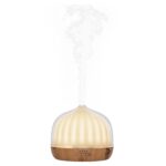 Home AD 500 aromadiffúzor, ultrahangos hidegpárásító, 500 ml kapacitás, önállóan is használható világítás, melegfehér fény, tartozék hálózati adapter - Image 3