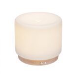 Home AD 280 aromadiffúzor, ultrahangos hidegpárásító, 280 ml kapacitás, melegfehér világítás, folyamatos vagy szakaszos párásítás, tartozék hálózati adapter