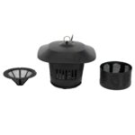 Home IKF 50 ventilátoros beltéri rovarcsapda, 50 m2 hatókörzet, UV-A fény, rovargyűjtő kosár, 1 x 7 W fényforrás - Image 3