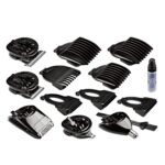 Home HG HS 12 haj- és testszőrnyíró készlet, vezetékes és vezeték nélküli használat, 5 cserélhető fej, 7 műanyag fésű, Li-ion akkumulátor - Image 3