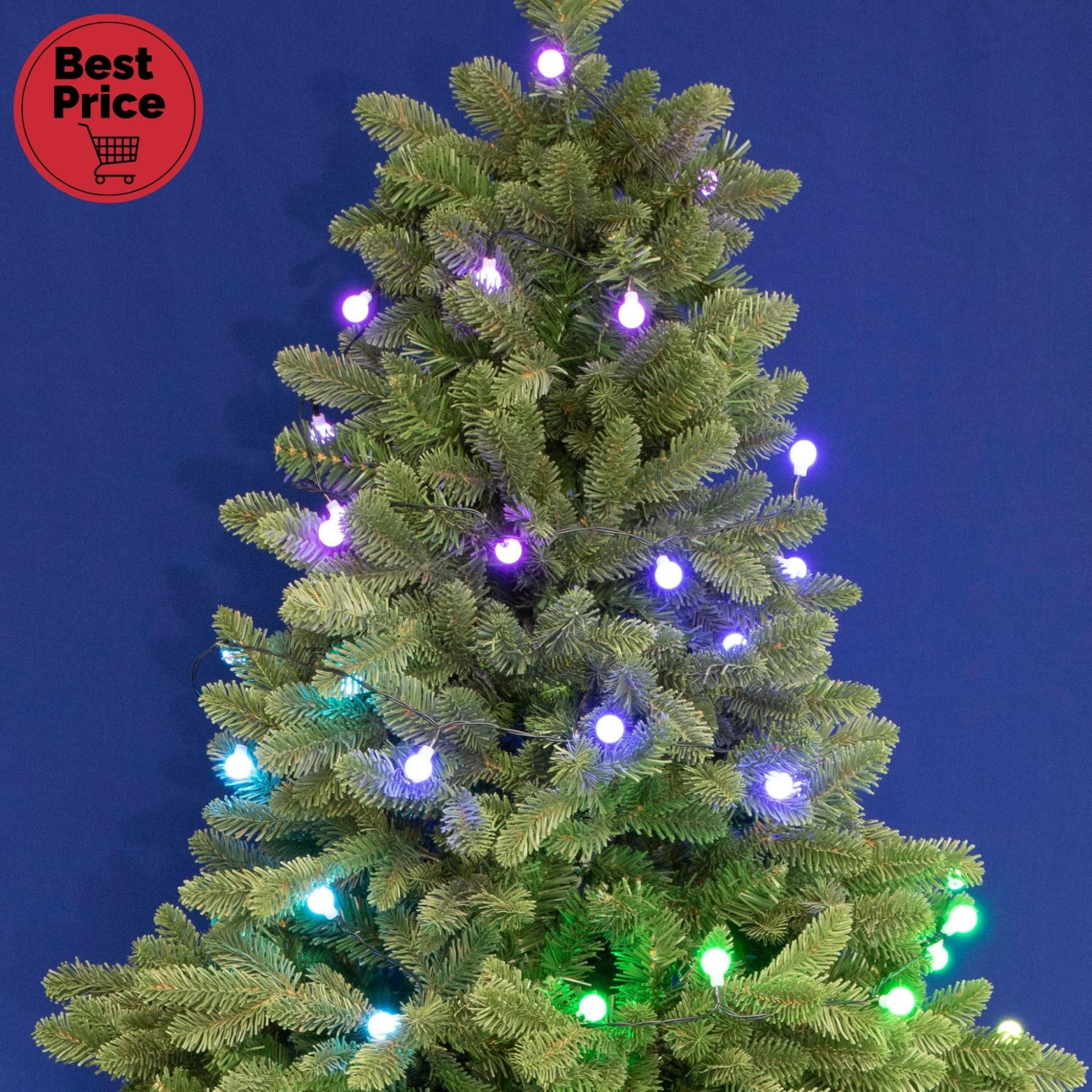 17713 iSparkle LEDS120DV LED-es fényfüzér, 11,9 m / 120 db RGB LED, gömb, applikációval vezérelhető, smart, kül- és beltéri kivitel - Image 1