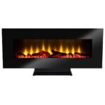 Home FKK 24 falra szerelhető vagy talpra állítható elektromos látványkandalló, 900W/1800W, heti program, távirányító, fekete - Image 2