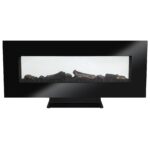 Home FKK 24 falra szerelhető vagy talpra állítható elektromos látványkandalló, 900W/1800W, heti program, távirányító, fekete - Image 3