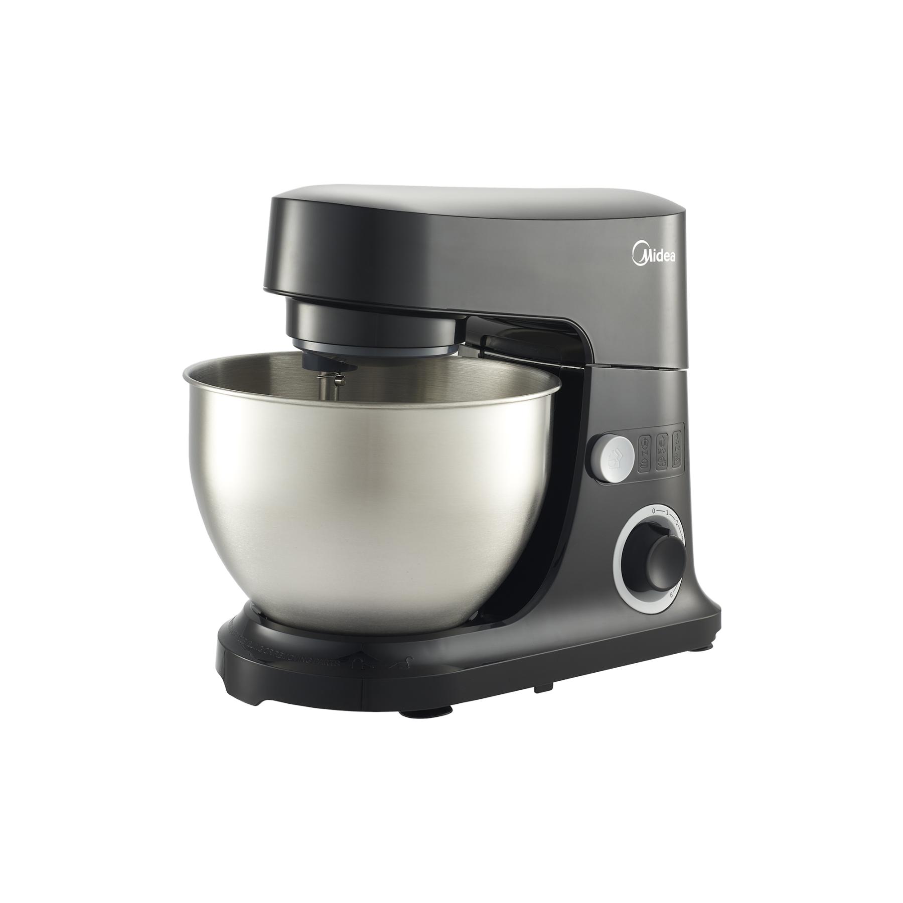 17810 Midea MJ-KM6001W konyhai robotgép, 600 W, ABS burkolat, 4 literes rozsdamentes keverőtál, antracit - Image 1