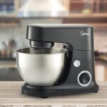 Midea MJ-KM6001W konyhai robotgép, 600 W, ABS burkolat, 4 literes rozsdamentes keverőtál, antracit - Image 7