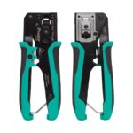 Pro'skit CP-342 UTP-RJ45-8P8C gyorskrimpelő fogó, nyitott végű dugókhoz, biztonsági zár, gyors - Image 2