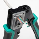 Pro'skit CP-342 UTP-RJ45-8P8C gyorskrimpelő fogó, nyitott végű dugókhoz, biztonsági zár, gyors - Image 3