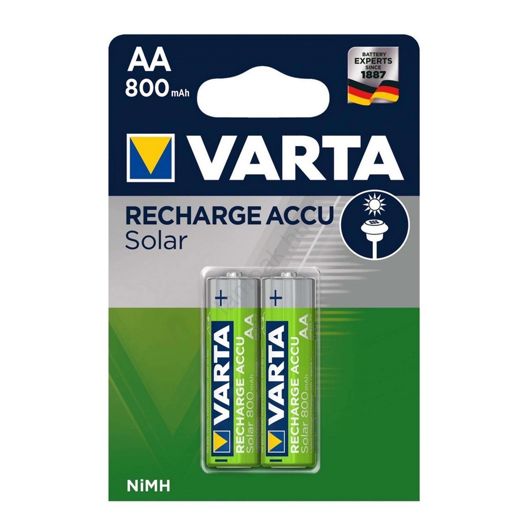 17896 VARTA 56736 akkumulátor AA, NiMH akkumulátor, ceruza, 800 mAh kapacitás, 2 db/csomag - Image 1