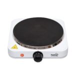 Home HG R 01WH hordozható elektromos főzőlap, teljesítmény: 1500 W, ∅18 cm főzőfelület, zománcozott készülékház, fehér - Image 2