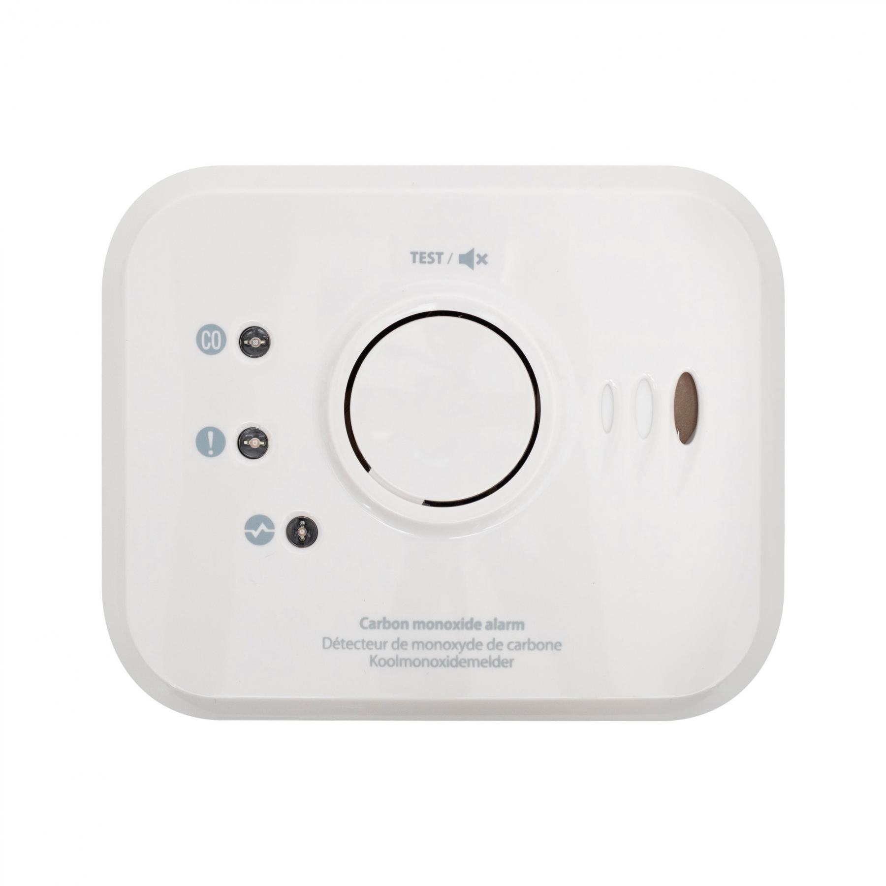 17946 FireAngel NM-CO-10X-INT szén-monoxid vészjelző, beépített, nem cserélhető lítium elem, 10 év várható üzemidő, W2-modulal hálózatba kapcsolható, fehér - Image 1