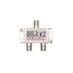 Home TSX 1910 F elosztó, HQ professzionális minőség, 75 Ohm, IP44, cink-ötvözet konstrukció, 5-2400 MHz, 2 utas, 1 bemenet, 2 kimenet - Image 2