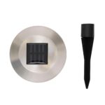 Home MX 762/2 napelemes kerti lámpa, 1 db színváltó LED, rozsdamentes fém, időjárásálló, automatikus, színes - Image 4