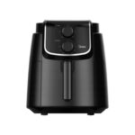 Midea MF-TN35D air fryer, forrólevegős fritőz, 3,5 literes sütőkosár, állítható hőmérséklet 200 °C-ig, 1500 W, fekete - Image 2