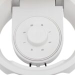 Home WFM 2 fali ventilátor, 30 W, 3 fokozat, 18 cm-es lapátátmérő, állítható dőlésszög, zsinórkapcsoló, fehér - Image 4