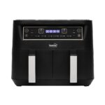 Home HG AF 24 air fryer, forrólevegős fritőz, 2 X 3,8 literes, 6-féle üzemmód, 2460 W, MEAL funkció, DUAL funkció, fekete - Image 2