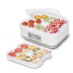 Home HG ASZ 5 aszaló, 35-70°C között állítható hőmérséklet, 5 tálca, töltőtömeg 3,5 kg, 400 W, fehér - Image 3