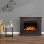 Home FKKF 02 + FKKI 03 KIT FKK Milano beépíthető elektromos látványkandalló kerettel, bükk - Image 3