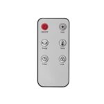 Home FK 54 álló elektromos kerámia fűtőtest, 1400W/2000W, oszcillálás, elektronikus termosztát, távirányító, fehér - Image 4