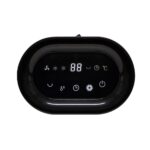 Home FK 55 álló elektromos kerámia fűtőtest digitális termosztáttal, 1000W/1500W, oszcillálás, kikapcsolás időzítő, fehér - Image 3